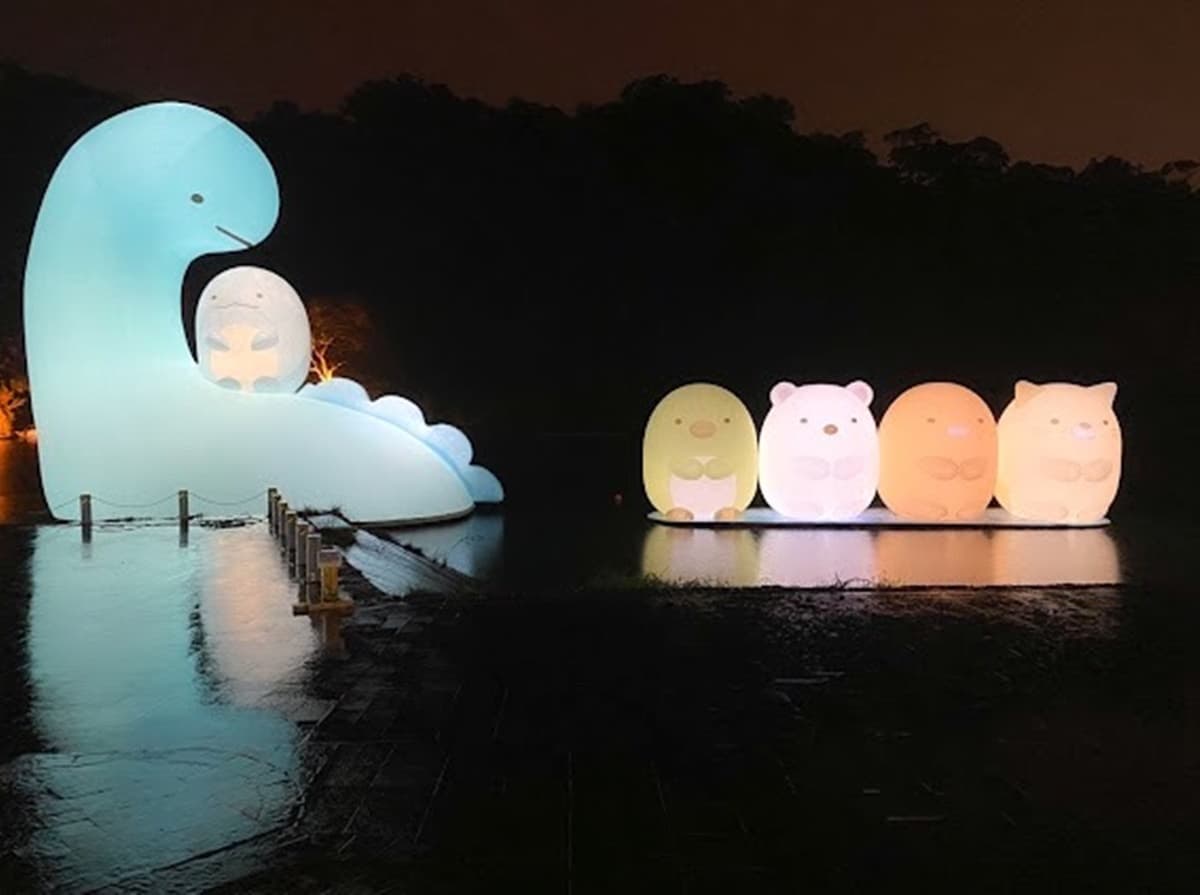 「角落小夥伴」登陸碧潭！連續92天免費拍，15公尺高水上地景＋夜晚點燈美翻