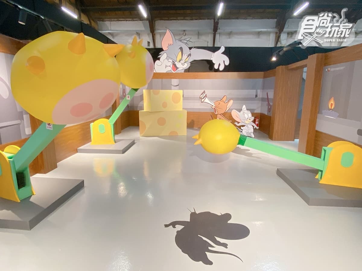 玩傑利鼠保齡球、躲巨大貓掌！「湯姆貓與傑利鼠展」快閃松菸，3D肖像拍到飽