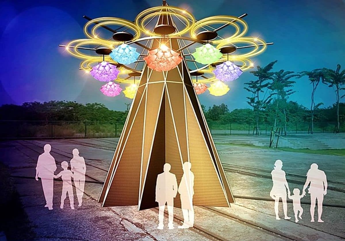 全台最南邊燈會！巨型史努比現身眷村，還有超大電鍋、10公尺機械花朵可拍