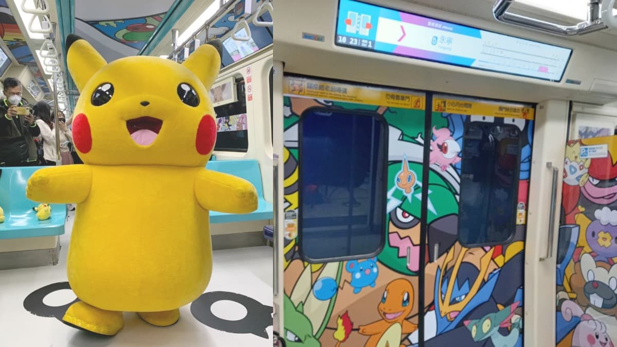 皮卡粉上車囉！全台首部「寶可夢數位列車」在捷運板南線，３步驟搭乘TIPS快追