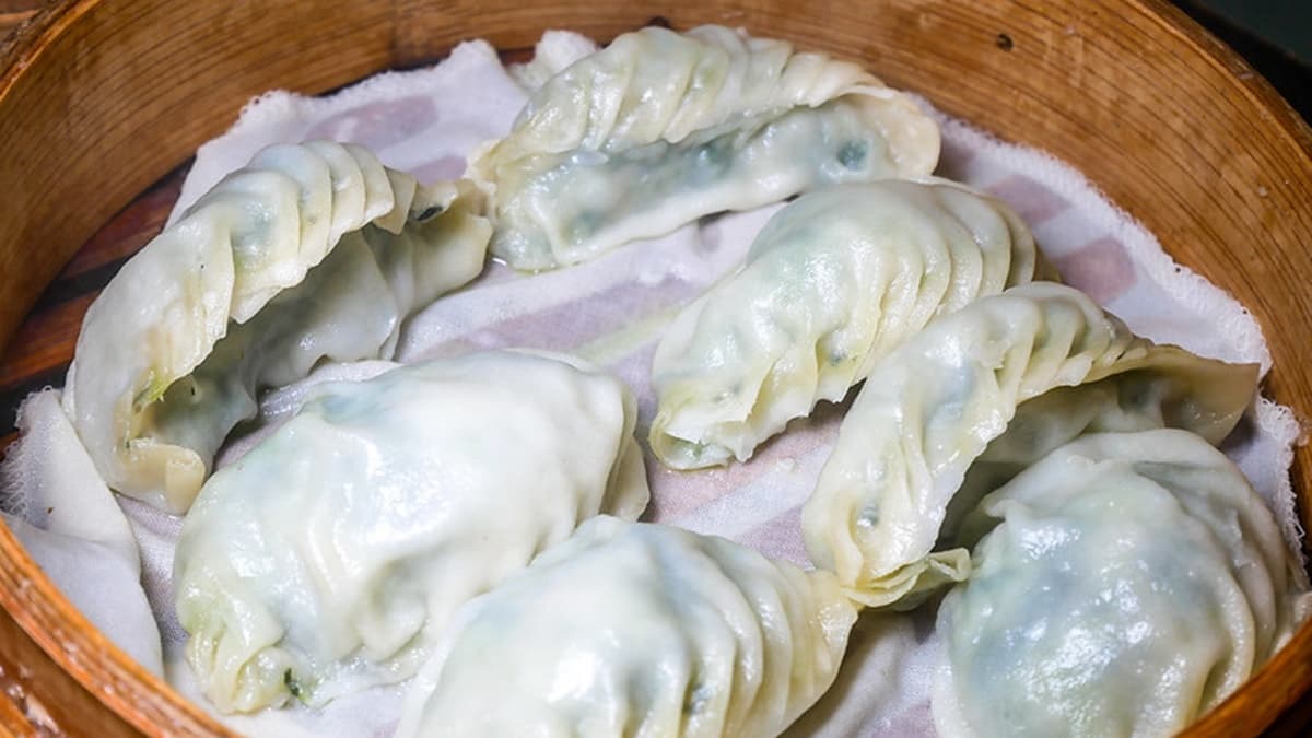 菜肉蒸餃內餡的比例很好，味道也不錯。（圖片來源：鄉民食堂）