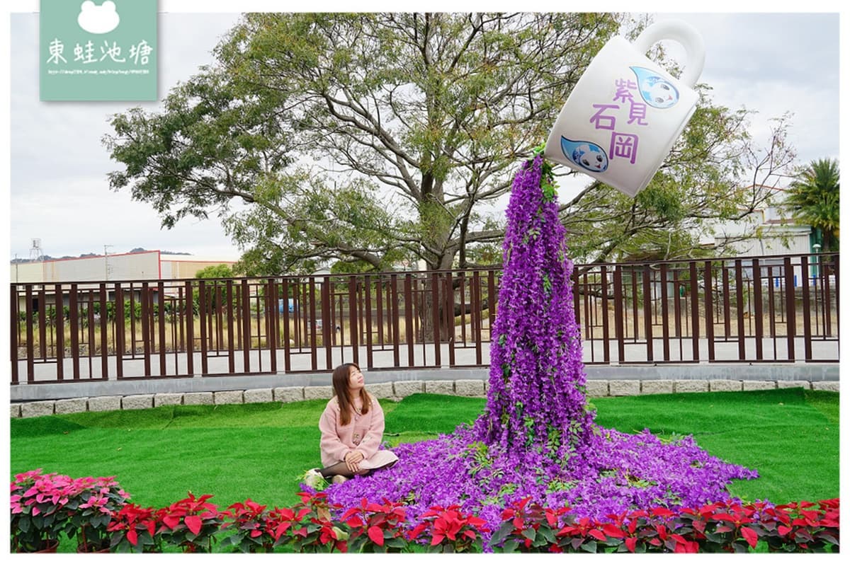 免飛日本賞夢幻紫藤花！台中「石岡花漾園區」打卡騰空紫色花瀑、紫雨傘隧道