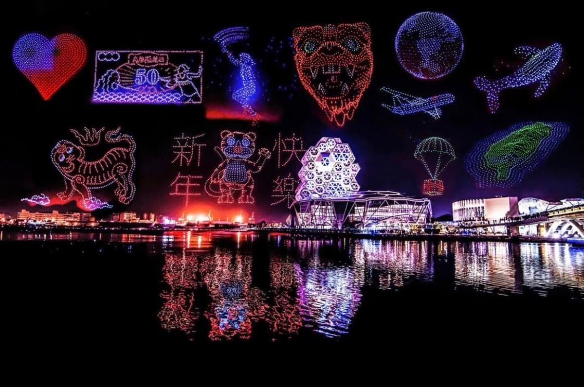 全台首創「1500台無人機主燈」!台灣燈會必拍戴資穎、3D老虎等6大主題 全台首創「1500台無人機主燈」!台灣燈會必拍戴資穎、3D老虎等6大主題