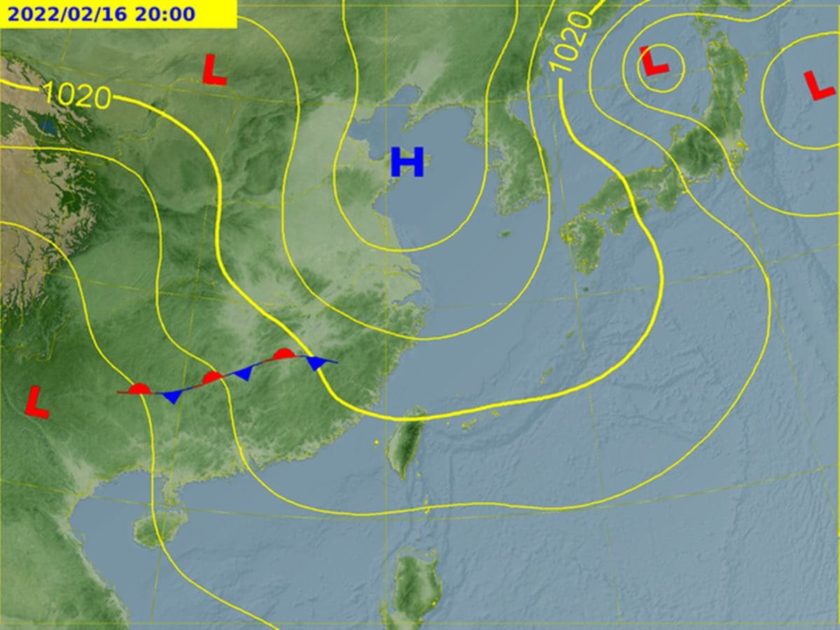 全台雨彈狂炸！２波冷氣團來襲「急凍10度」，這週氣溫３段變化一次看