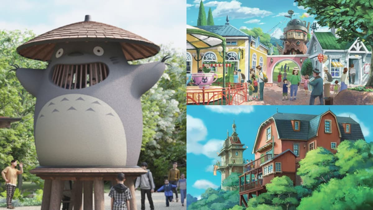 日本「吉卜力公園」11/1開園！巨大龍貓、霍爾的移動城堡現身，３區域先開放