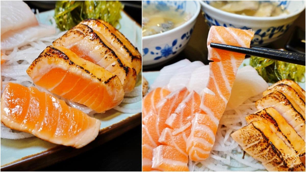 １大盤只要100元！三重「厚切鮭魚肚」半夜也吃得到，還有滿料魚骨湯免費喝