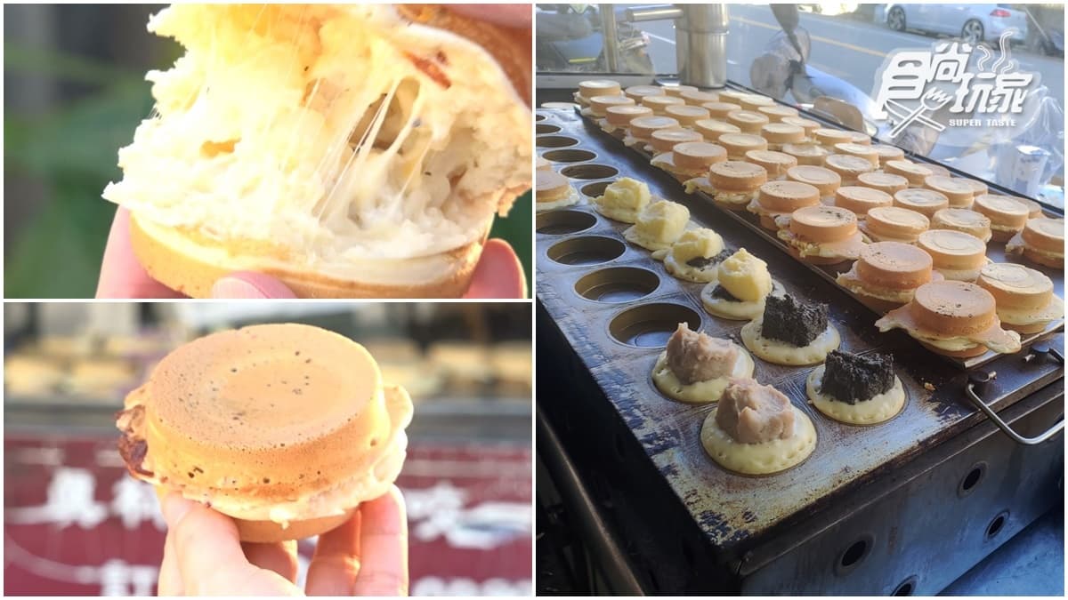 台中「巨無霸紅豆餅」一咬就爆餡，必點牽絲起司超邪惡