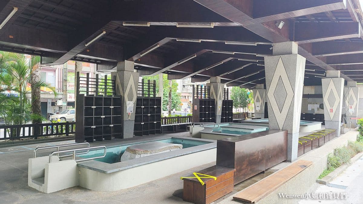 公園裡還有免費泡腳池。（圖片來源：Wenwen小姐和寶貝們）