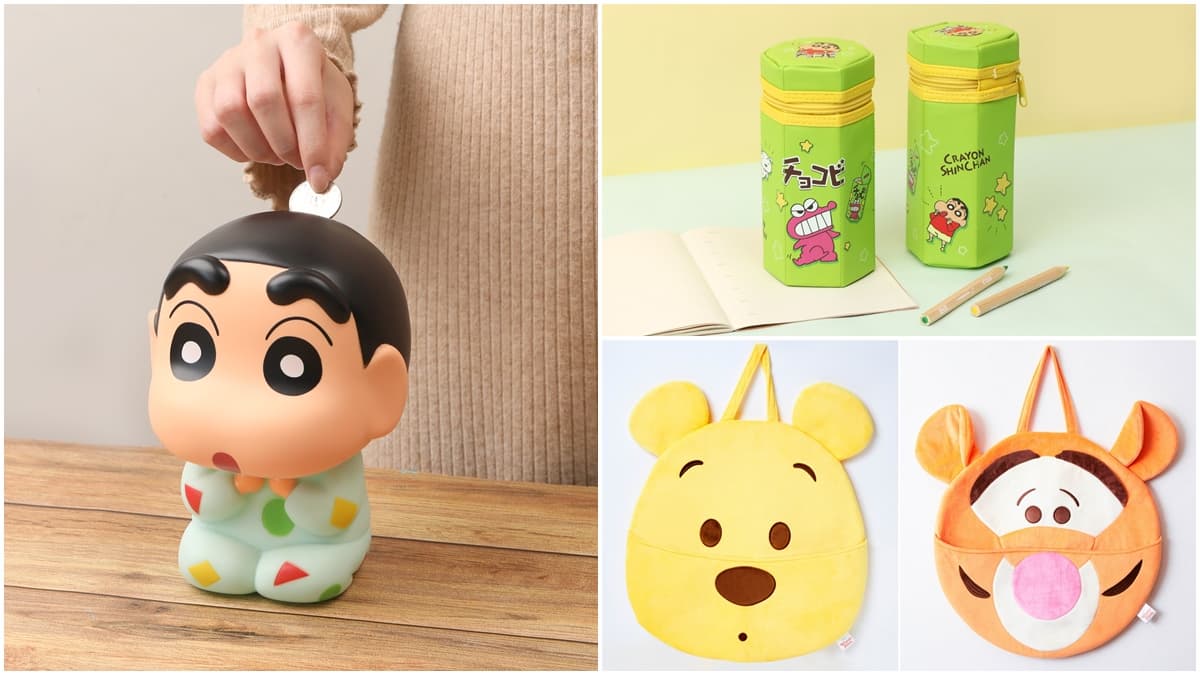 「17公分小新存錢桶」超燒！7-11預購新品一次看：巧克比筆袋、維尼大頭掛袋