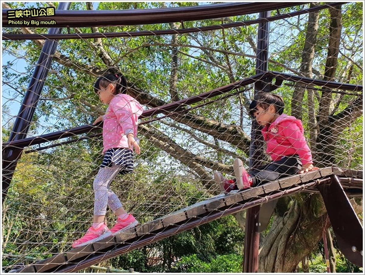 小孩要瘋了!三峽森林系公園先排「30公尺樹藤溜滑梯」,樹屋平台放電一整天 小孩要瘋了!三峽森林系公園先排「30公尺樹藤溜滑梯」,樹屋平台放電一整天