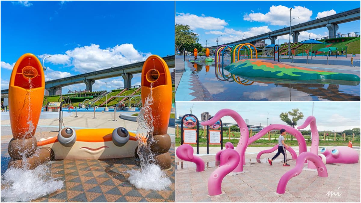 全台最大「海世界水樂園」4/3登場！免費暢玩７大設施，搶拍巨型海龜、螃蟹