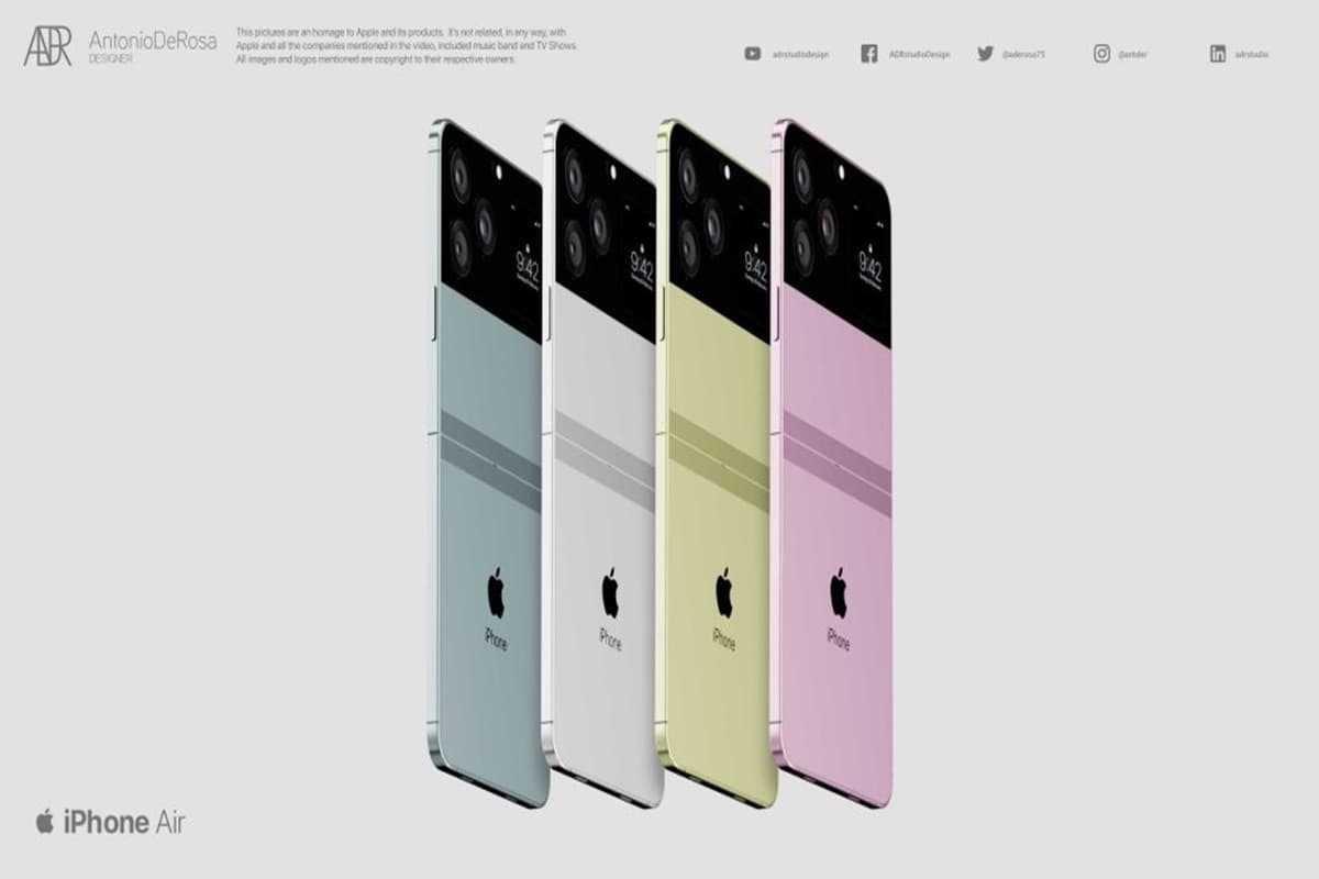 果粉心動注意!蘋果摺疊機iPhone Air馬卡龍4色太夢幻,薄荷綠、莓果粉必入手 果粉心動注意!蘋果摺疊機iPhone Air馬卡龍4色太夢幻,薄荷綠、莓果粉必入手