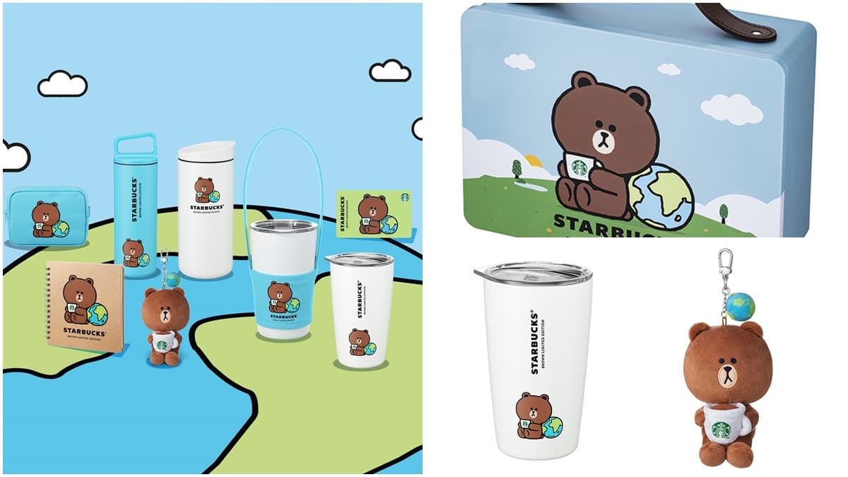 熊大粉必入手！星巴克聯名「LINE FRIENDS」地球日周邊超生火，4/13手刀開搶