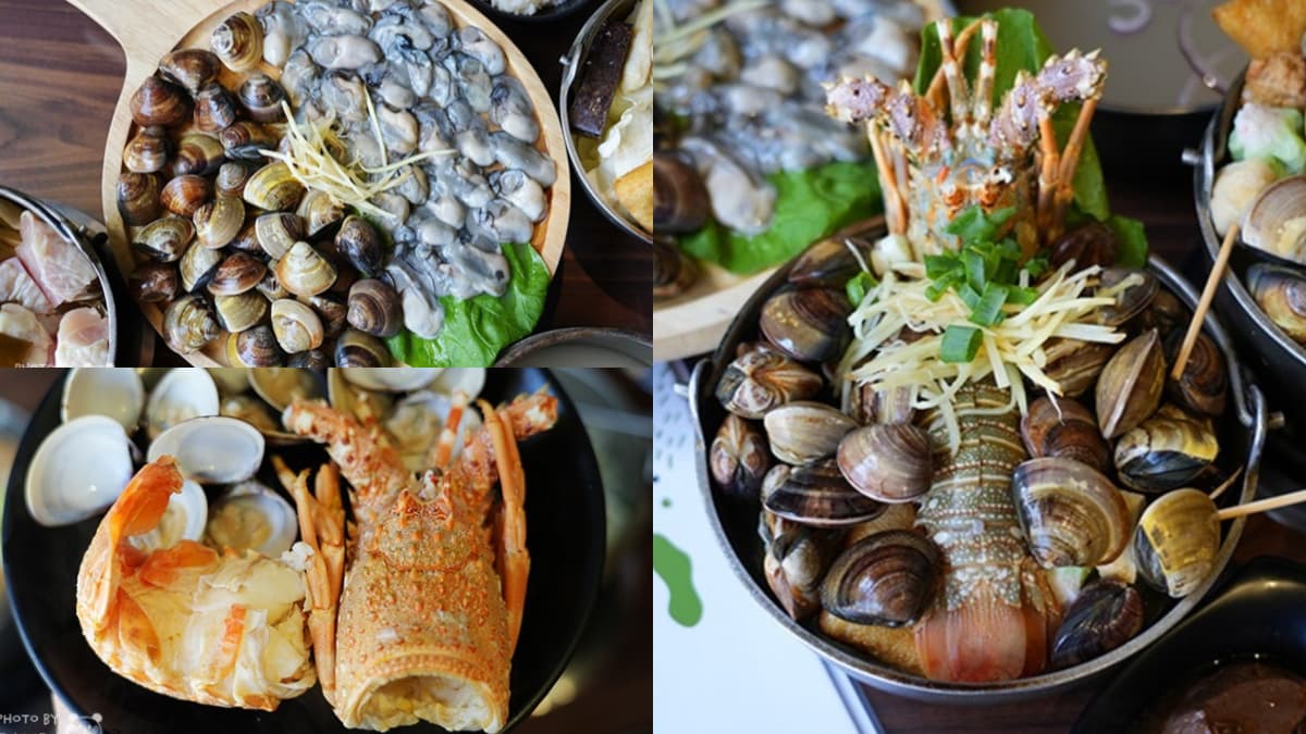 痛風也要吃！桃園超狂「龍蝦蛤蜊鍋」只要499元，限量浮誇蛤蜊鍋滿到爆出來