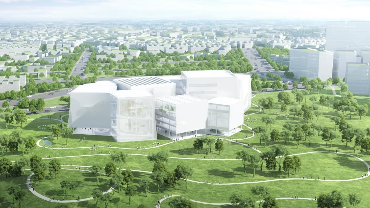 世界級新地標在台中！「綠美圖」夢幻純白玻璃建築，打卡圖書館＋森林美術館