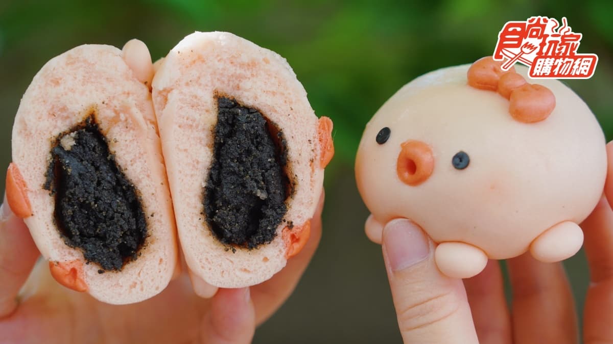 鯊魚、珍奶化身饅頭！年賣破50萬顆「美姬饅頭」，爆漿沖繩黑糖、綿密芋泥太犯規