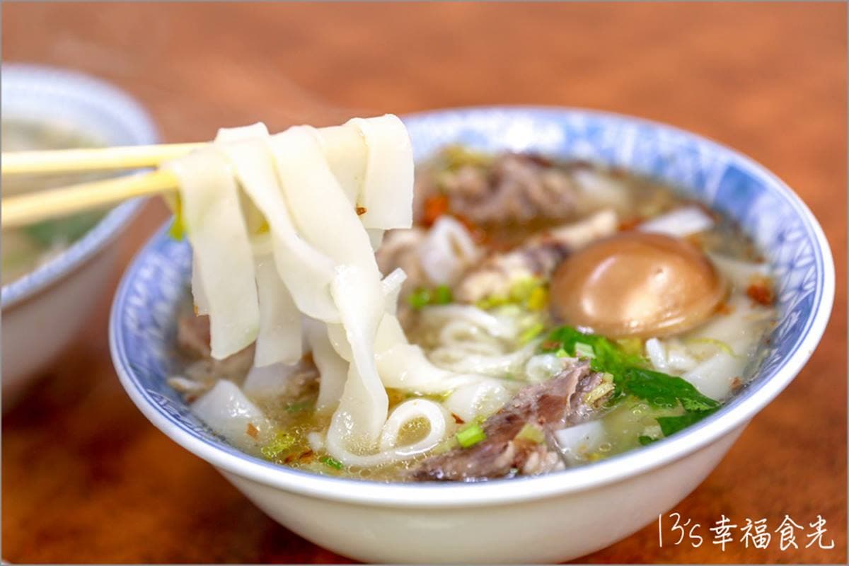 粄條有入味且Q彈綿滑。（圖片來源：13‘s幸福食光）