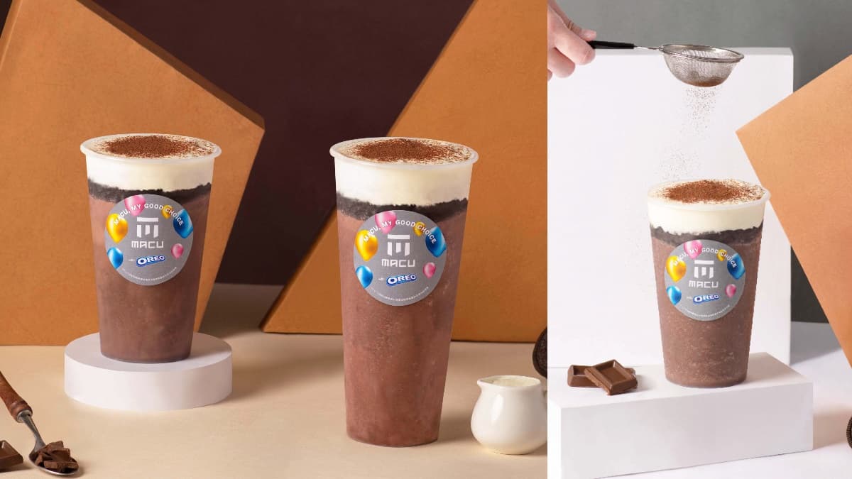 麻古茶坊「OREO提拉米蘇2.0」太狂!可可冰沙+厚奶霜+巧克力碎片,免費送餅乾 麻古茶坊「OREO提拉米蘇2.0」太狂!可可冰沙+厚奶霜+巧克力碎片,免費送餅乾