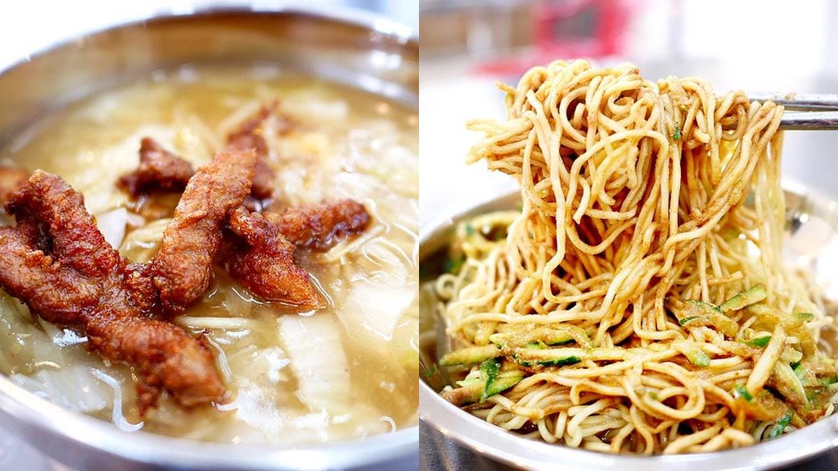 全台獨創「燒肉羹」！酥脆燒肉＋鮮甜羹麵超唰嘴，涼麵淋滿蒜香麻醬一吃上癮