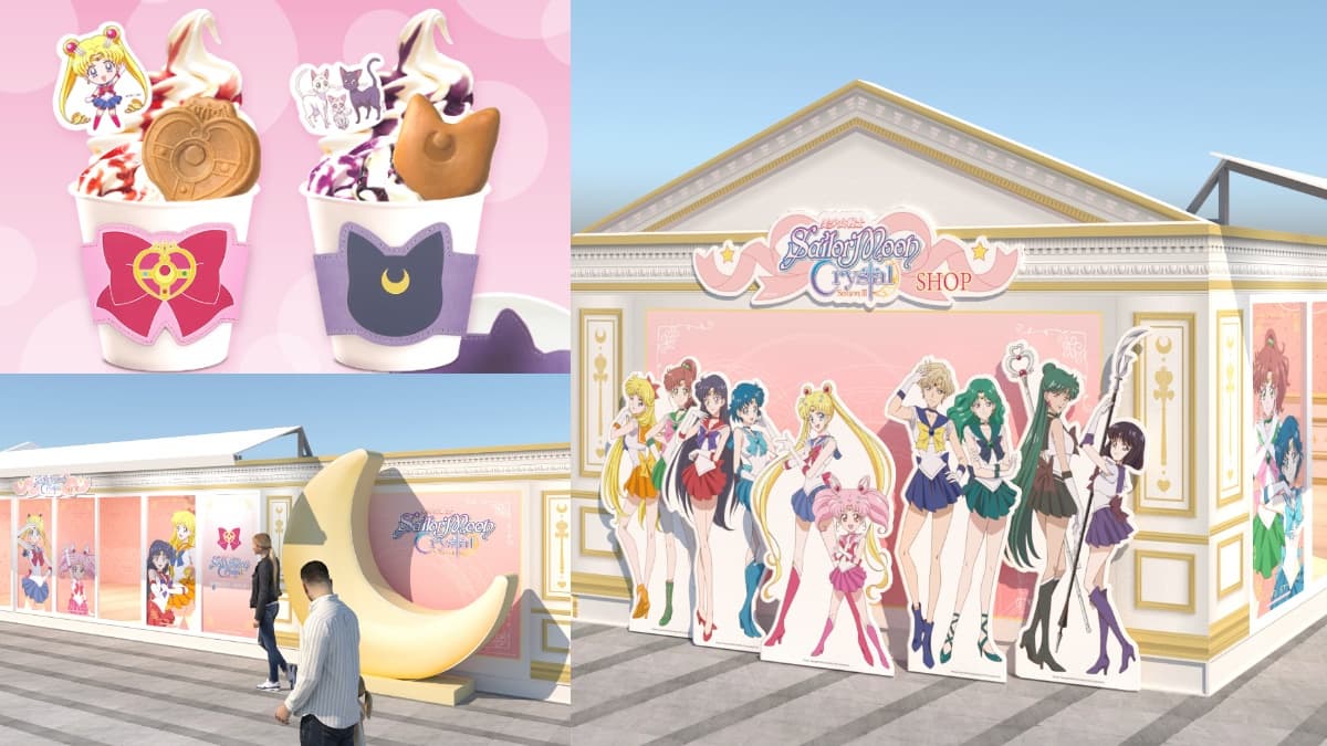 美戰粉衝台中！「美少女戰士快閃店」7/6登場，２公尺高上弦月、全新甜點拍爆