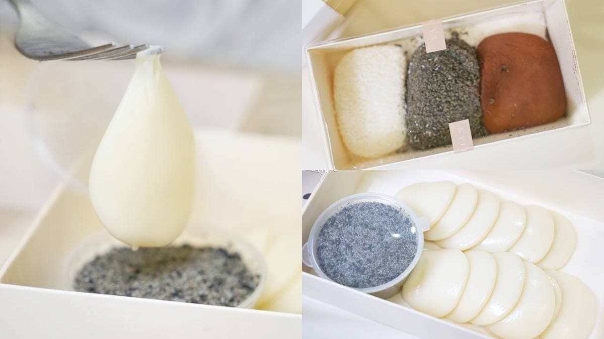 雲林特產台北也吃得到!先搶限量沾粉「鮮奶麻糬」,包餡巧克力入口就爆漿