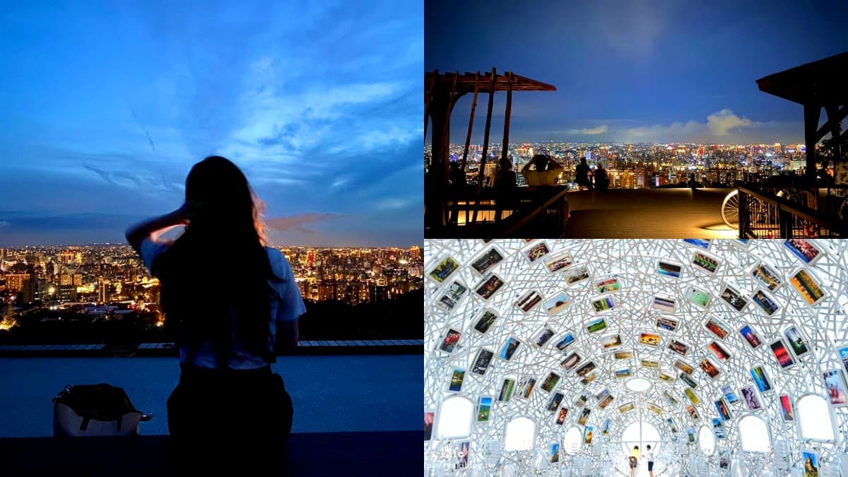 俯瞰桃園最美夜景！２公頃「夜景聖地」再開放，地景「桃機一號」進駐快搶拍