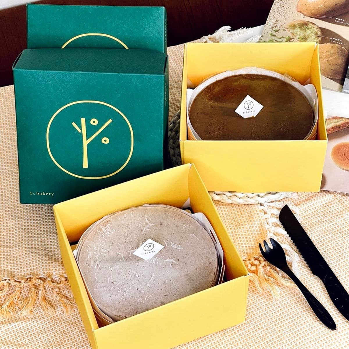 起司控、芋頭控必Buy！台中「漸層乳酪蛋糕」網評4.5分，扎實芋頭餡一吃愛上