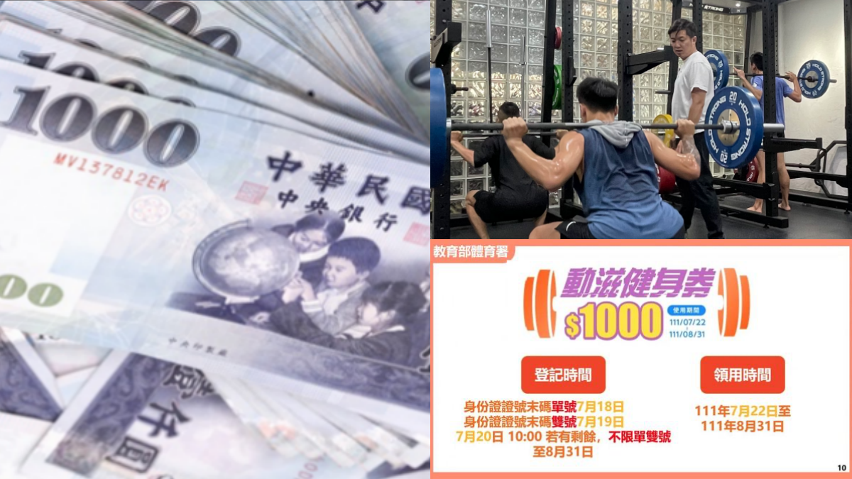 呼叫天選之人！體育署「動滋健身券」中獎名單公布，如何領取、使用方式一次看