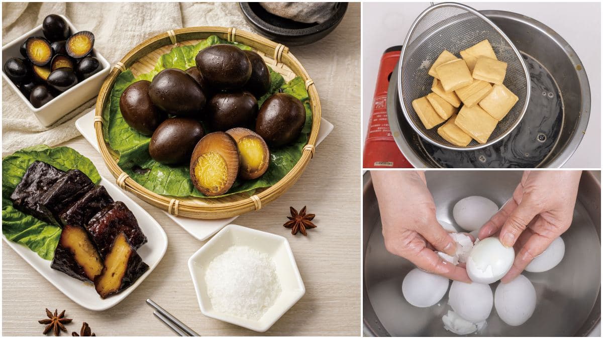 比煮泡麵更快速？超省時食譜公開，備１份滷汁煮３道菜：大小鐵蛋＋蜜汁豆乾