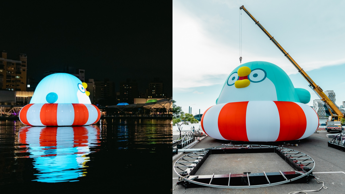 萌到太犯規！巨型軟爛「小海豹」漂浮愛河，再拍爆超Ｑ小小企鵝、ㄇㄚˊ幾兔、茶包