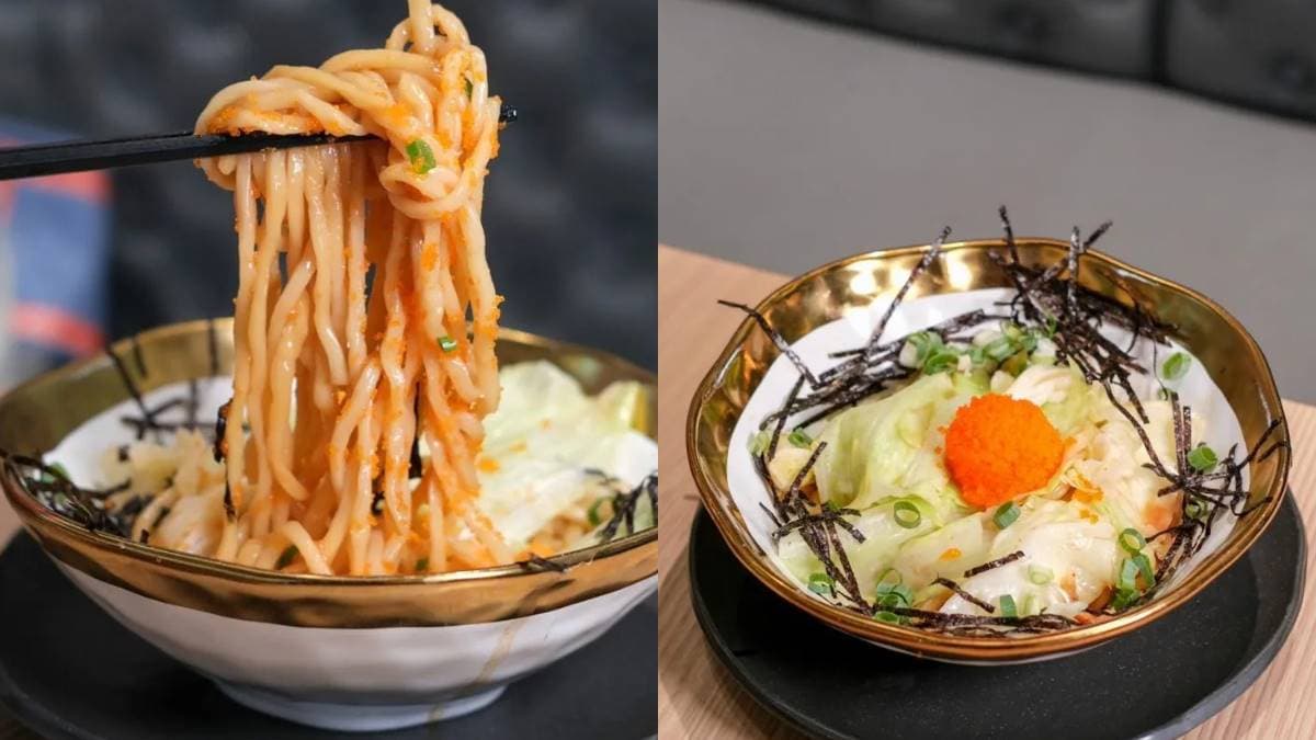 一上桌霸氣外露!「101顆干貝麵」滿到掉出來,「天使紅蝦火箭」挑戰浮誇極限 一上桌霸氣外露!「101顆干貝麵」滿到掉出來,「天使紅蝦火箭」挑戰浮誇極限