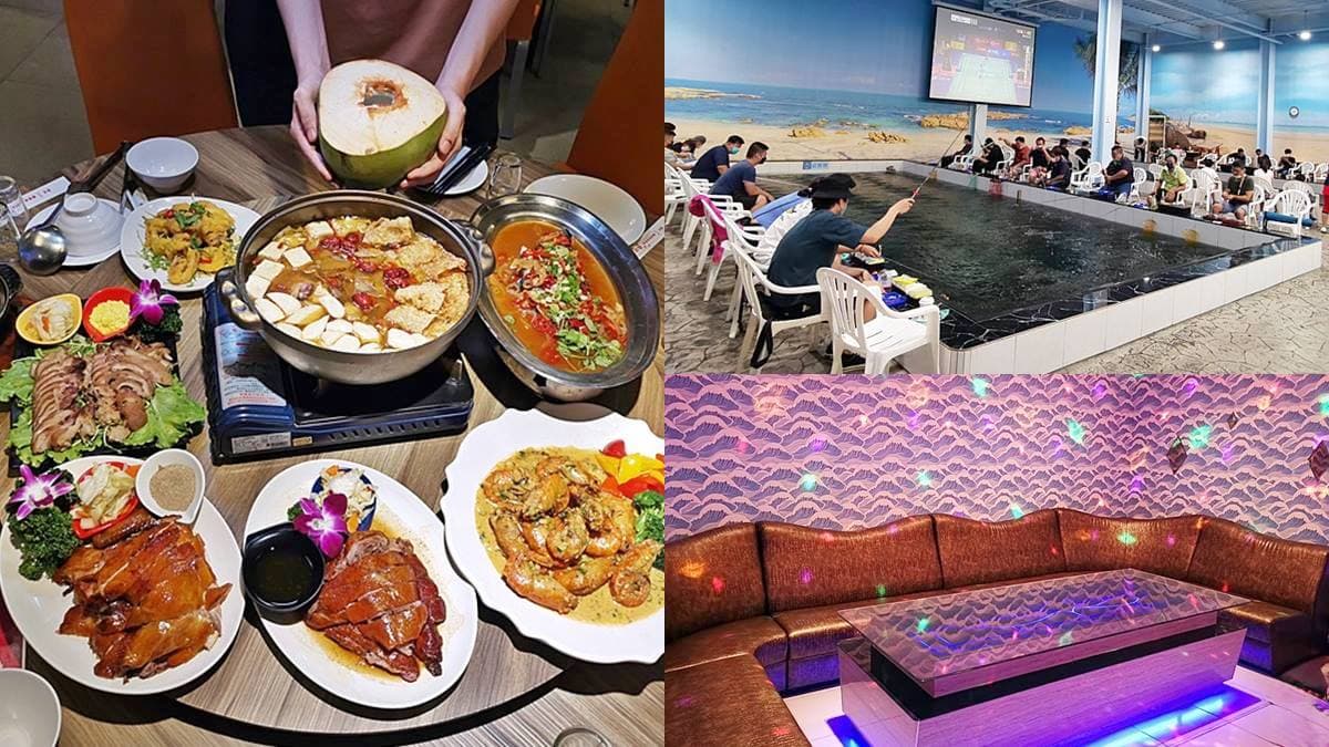 營業到凌晨!台中海鮮餐廳附設「釣蝦場+KTV」,爽嗑活蝦料理、限量一鵝三吃