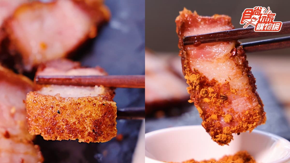 肉食控爆汁預警！超巨大「柴燒脆皮五花豬、霜降厚切豬」，生菜包肉爽開嗑