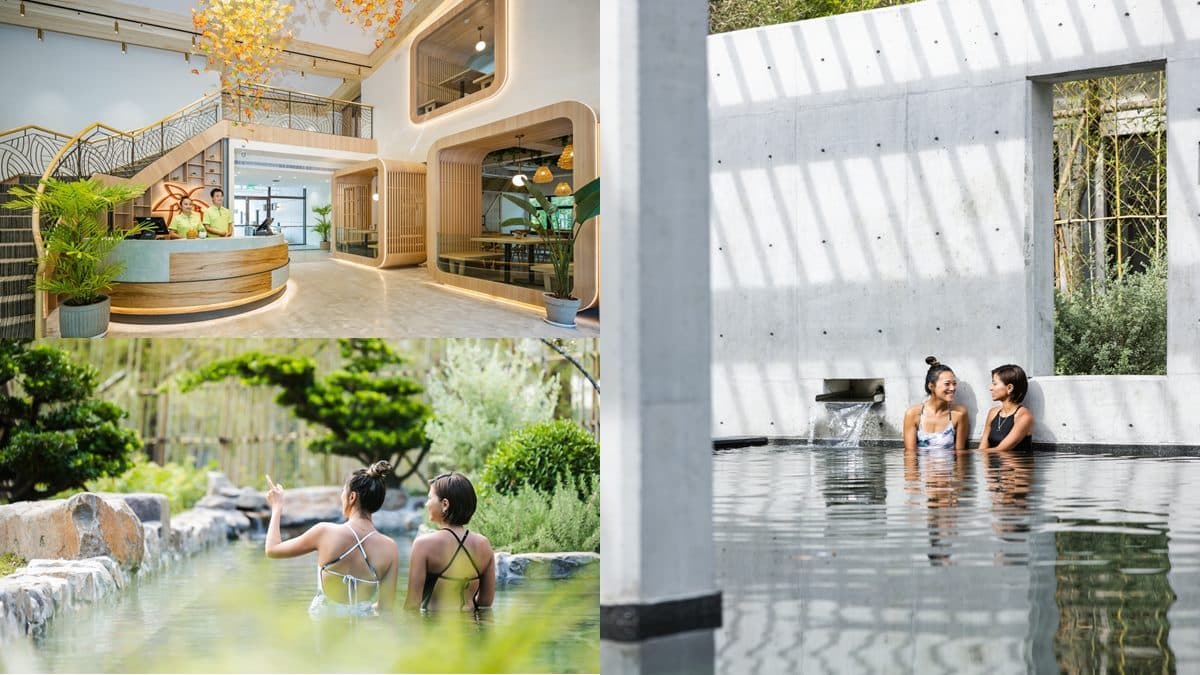 【新開店】全台獨創「清水模溫泉園區」！可拍楓樹泡湯景，還有原民打卡料理