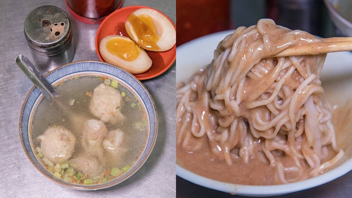 飄香70年小吃!宜蘭「濃稠麻醬麵」3分鐘就完食,魚丸餛飩湯餡料扎實