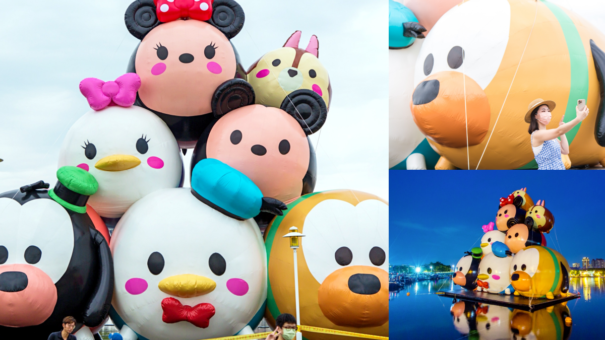 搶先曝光！15米巨萌「TSUM TSUM」漂浮安平碼頭，迪士尼粉快衝台南拍爆