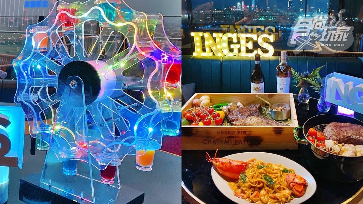 全球50大必吃夯店！網美餐酒館必拍摩天輪裝置，超狂60盎司戰斧爽吃３種部位