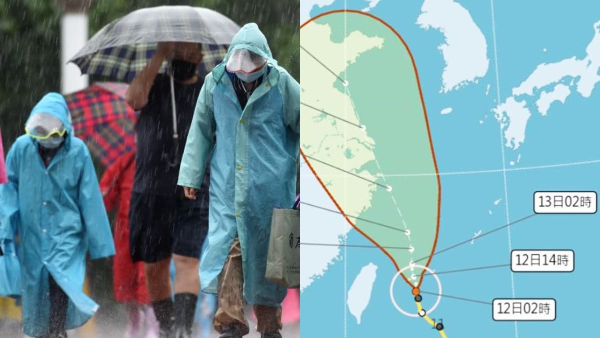 「梅花」颱風龜速北移!10縣市雨彈轟炸,恐有2颱風接力形成