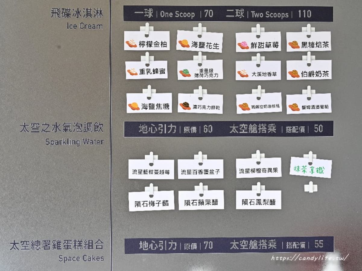 飛宇宙打卡啦！台中「太空雞蛋糕」５款造型一次收，飛碟冰淇淋超過10種口味