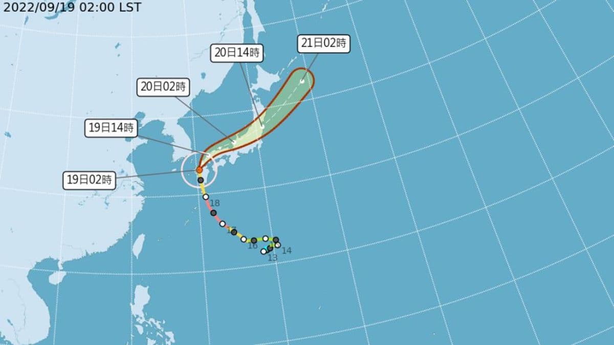 晚上氣溫「驟降７度」！水氣報到一連６天有雨，有機會形成新颱風