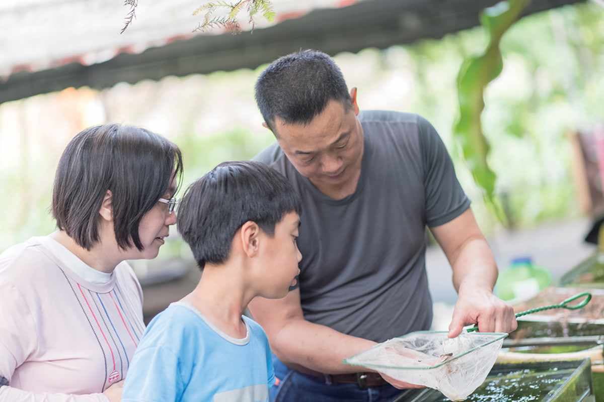 水上鞦韆玩過嗎？宜蘭「綠色祕境」抓魚撈蝦樂，最熱門人氣鞦韆來晚得排隊