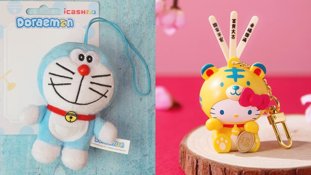 嗶卡新萌物！「哆啦A夢icash 2.0」頭部感應太Q，再收KITTY抽籤筒悠遊卡