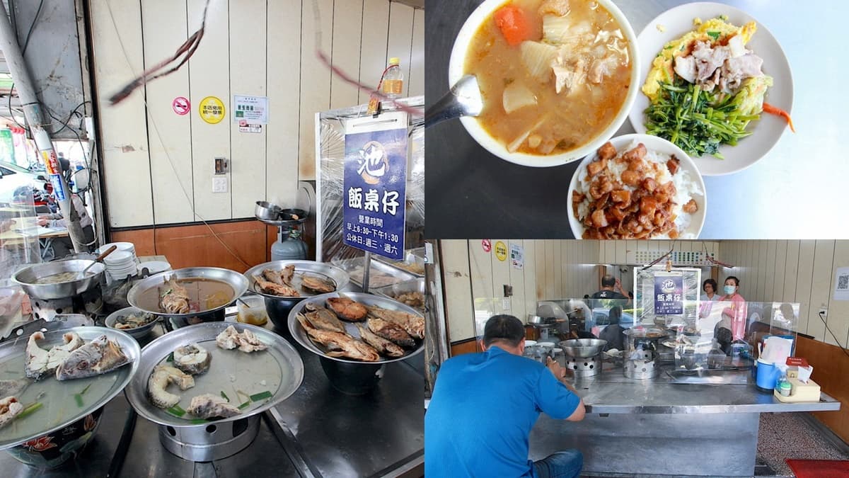 台南飯桌始祖？90年「自助餐老店」藏鐵皮屋，在地推「菜尾湯＋滷肉飯」組合