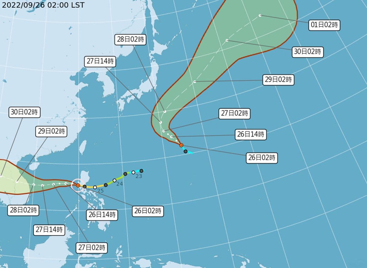 颱風「庫拉」生成!雙颱共舞1張圖看本週天氣,早晚溫差11度、午後雷陣雨 颱風「庫拉」生成!雙颱共舞1張圖看本週天氣,早晚溫差11度、午後雷陣雨