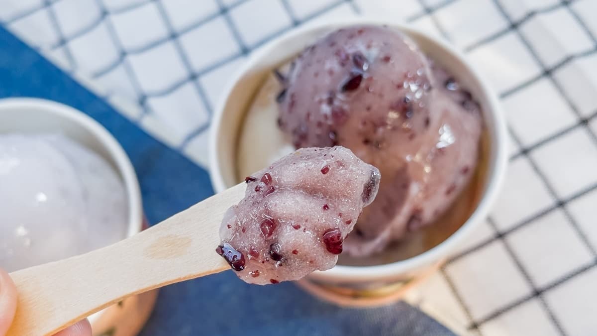紫米主要是咀嚼感，味道則是清香甜味。（圖片來源：小佳的幻想世界）