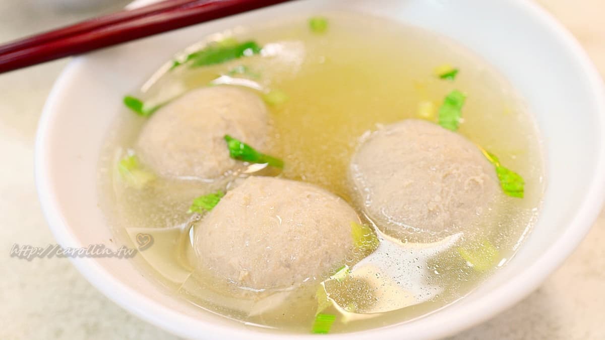 必點貢丸湯。（圖片來源：卡琳摸魚兒趣）