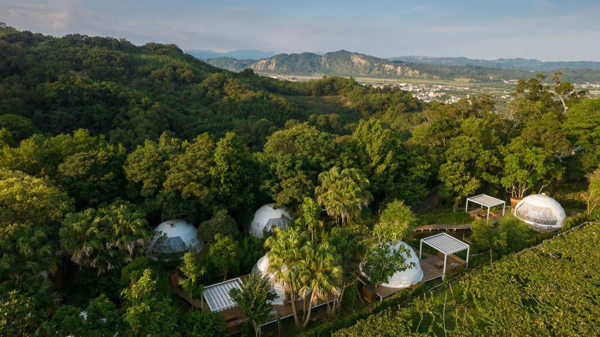 這裡擁有超過10000坪的園區空間。（圖片來源：Glamping Japan Taiwan）