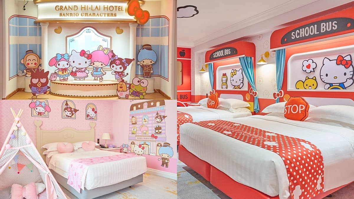 只有6天可搶!5折爽住全台唯一三麗鷗主題房,還能體驗Hello Kitty全套式服務