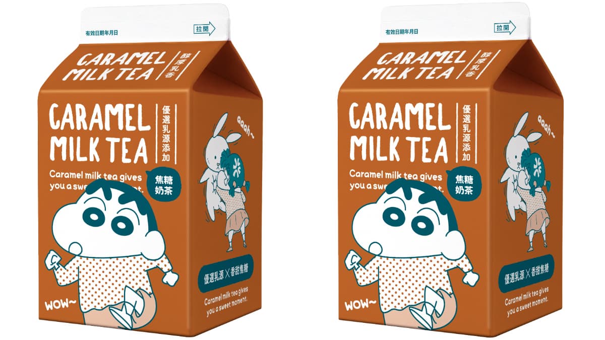「蠟筆小新日式牛乳」最新款在7-11！可可奶茶、焦糖奶茶IG搶拍，上架優惠先收