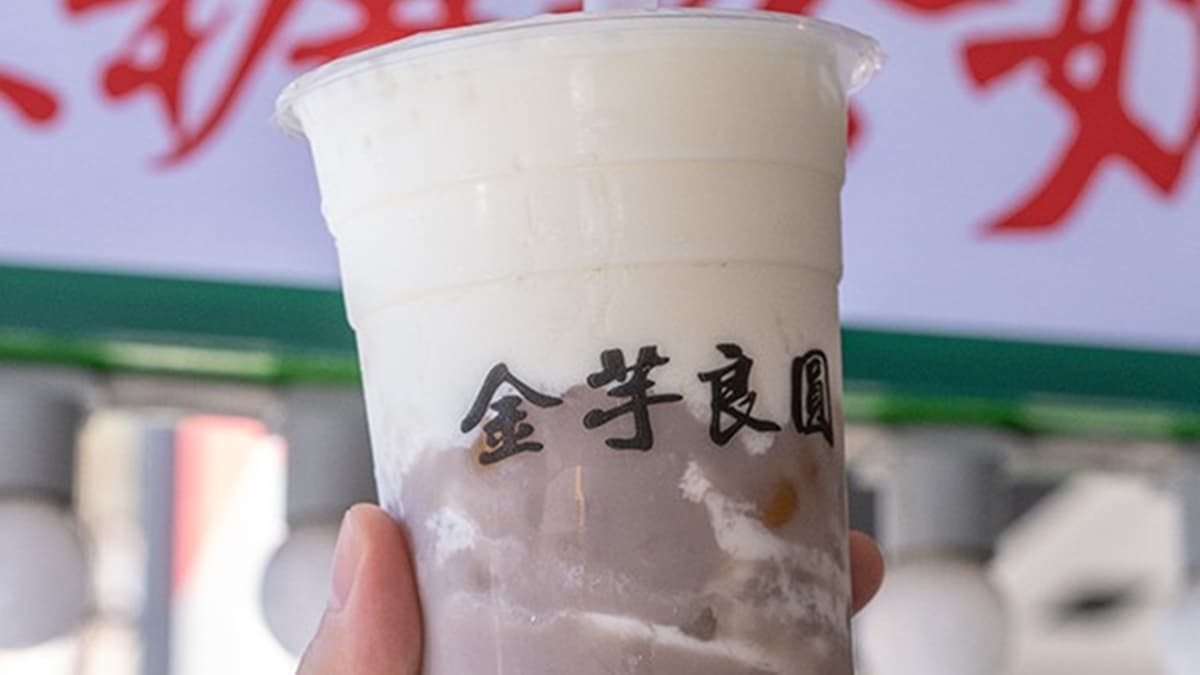 芋頭控推薦必喝小芋圓芋頭鮮奶。（圖片來源：虎麗笑嗨嗨）